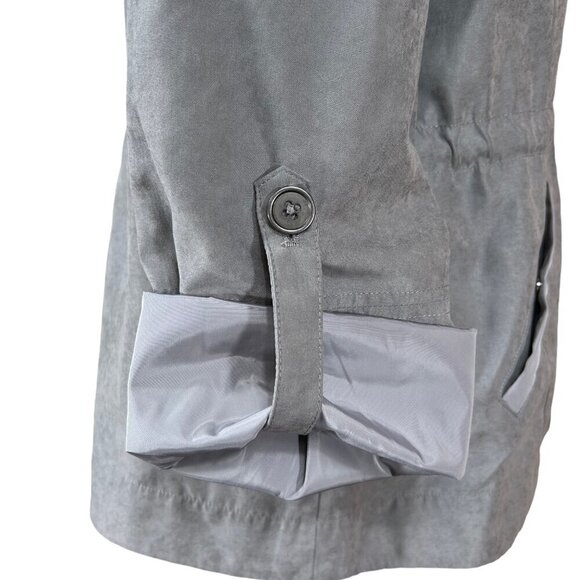 MO-KA by Santa Fe Apparel Lillian Gray Lightweight Full Zip Jacket Size L - Picture 6 of 12